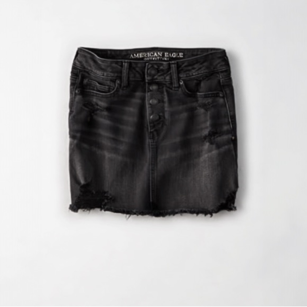 American Eagle High-Waisted Denim Skirt